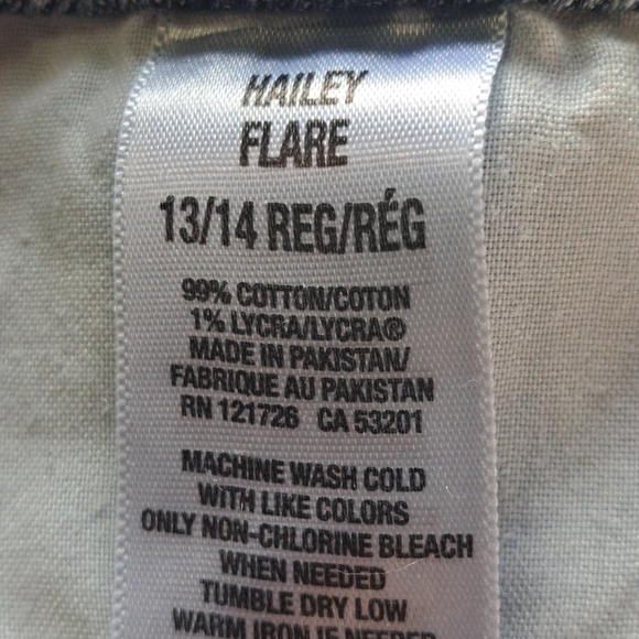 Aeropostale Medium Rise Cut Off Jeans Size 13/14 - Picture 7 of 7